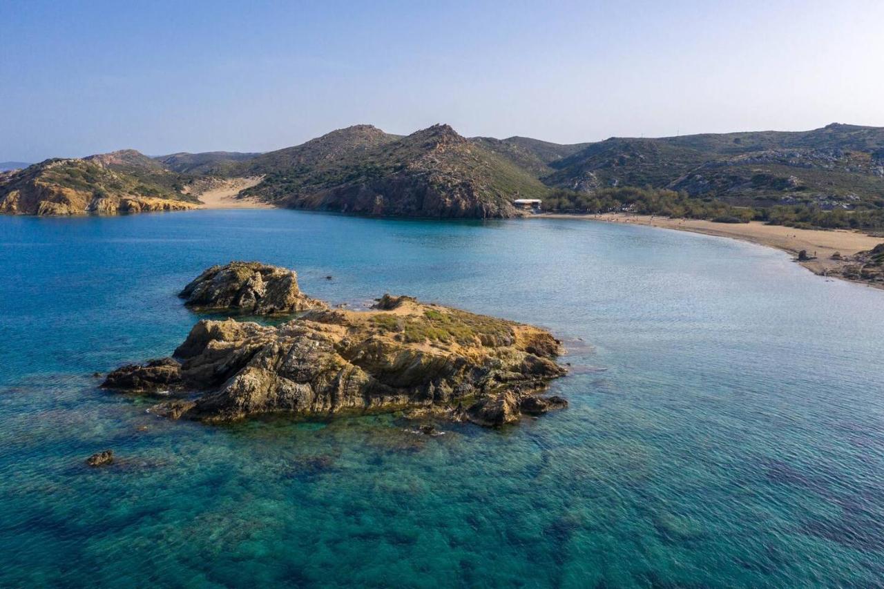 Willa Authentic Cretan Stone Windmill Sitia  Zewnętrze zdjęcie