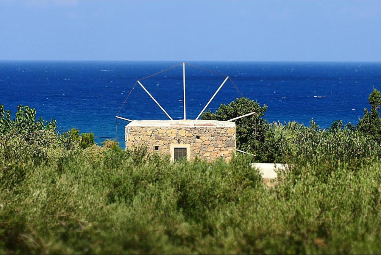 Willa Authentic Cretan Stone Windmill Sitia  Zewnętrze zdjęcie